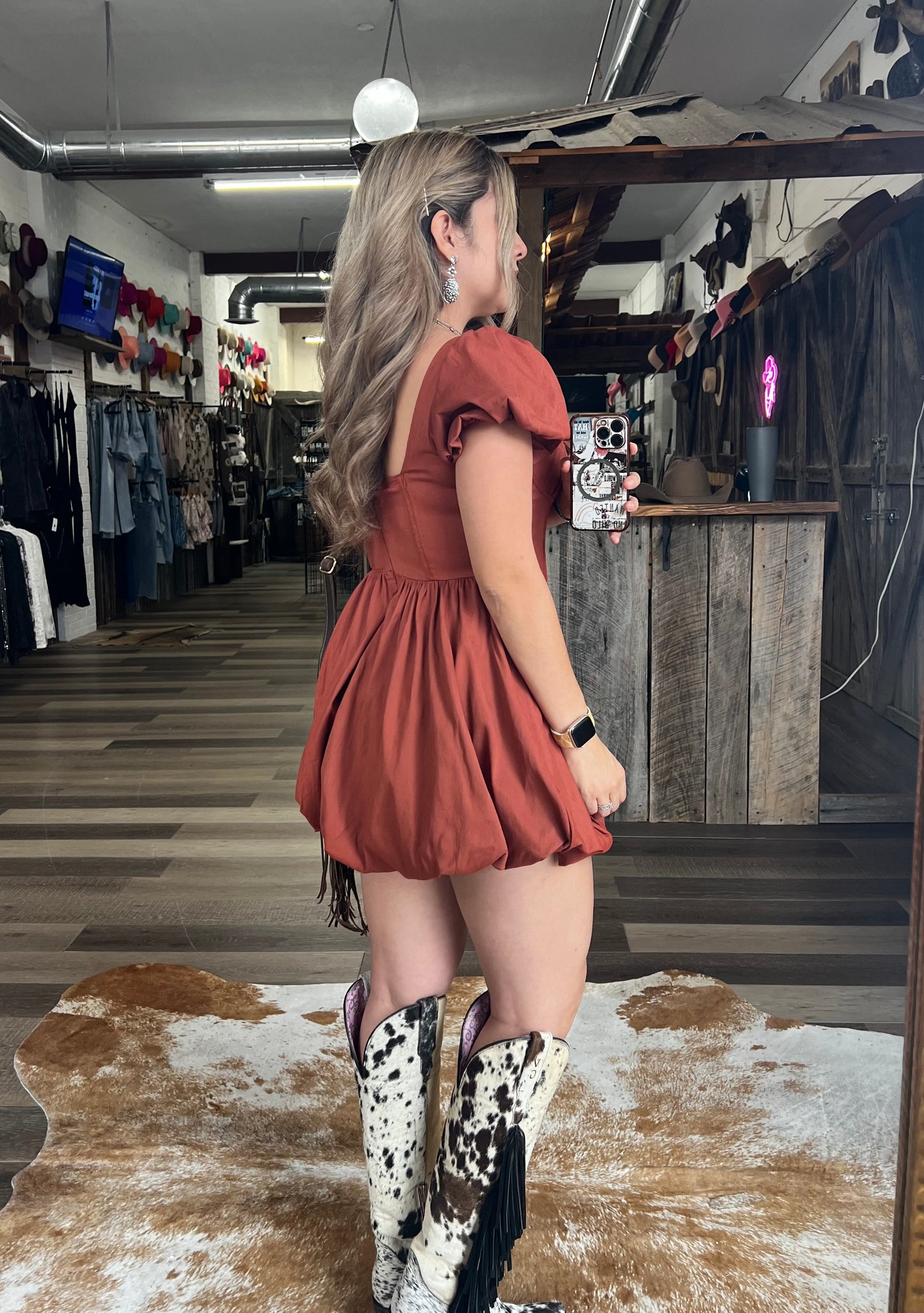 The Autumn Blaze Mini Dress