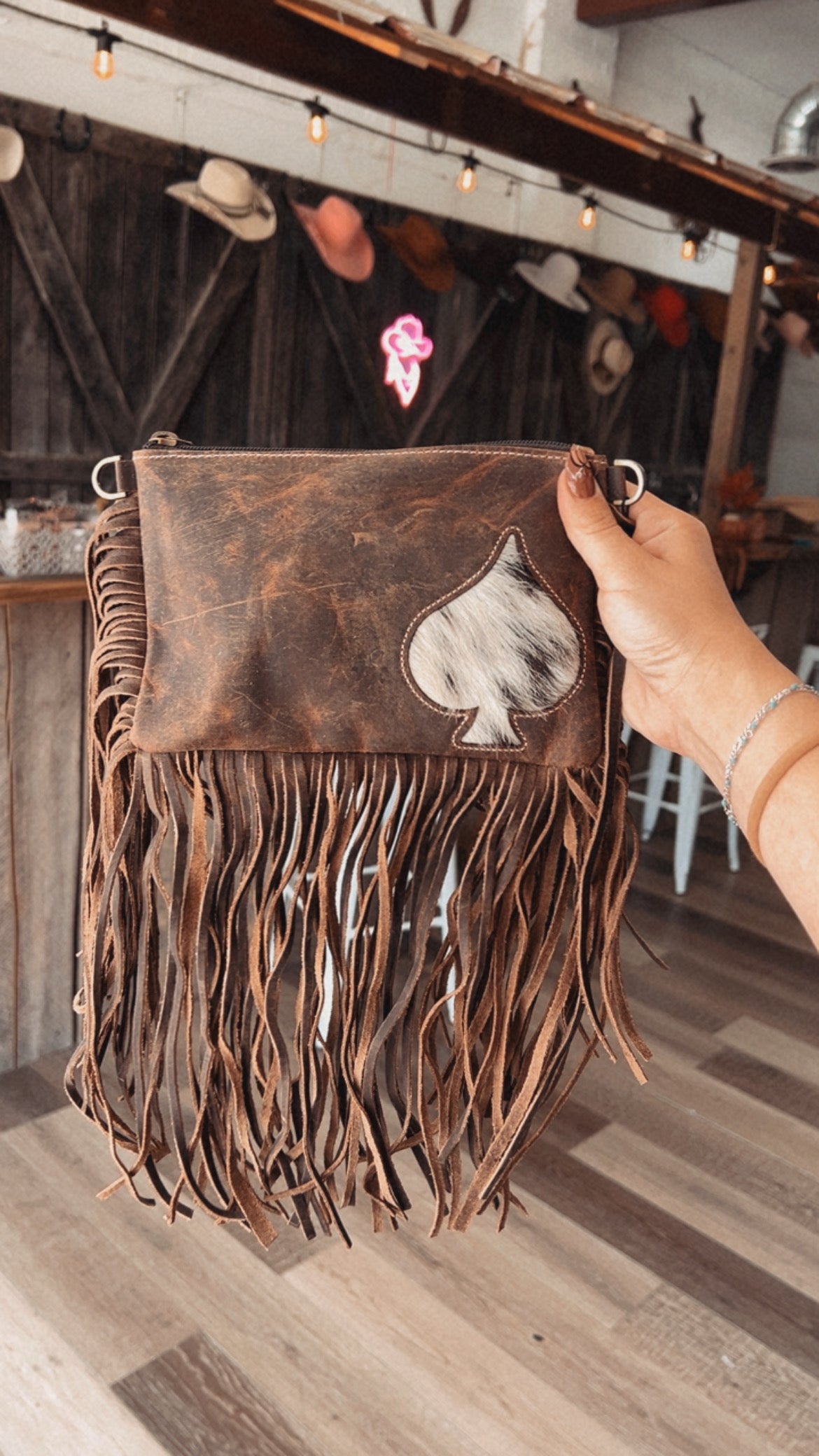 Wild Ace Fringe Bag