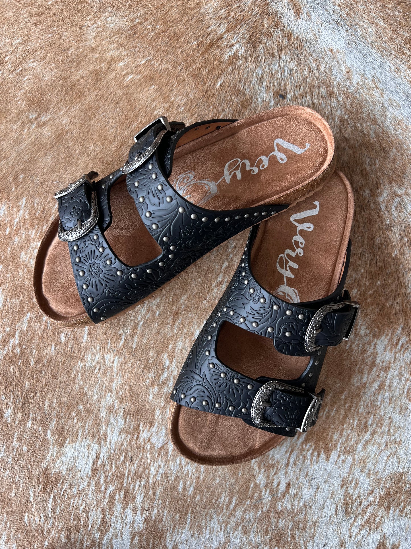 Midnight Very G Buckle Sandals