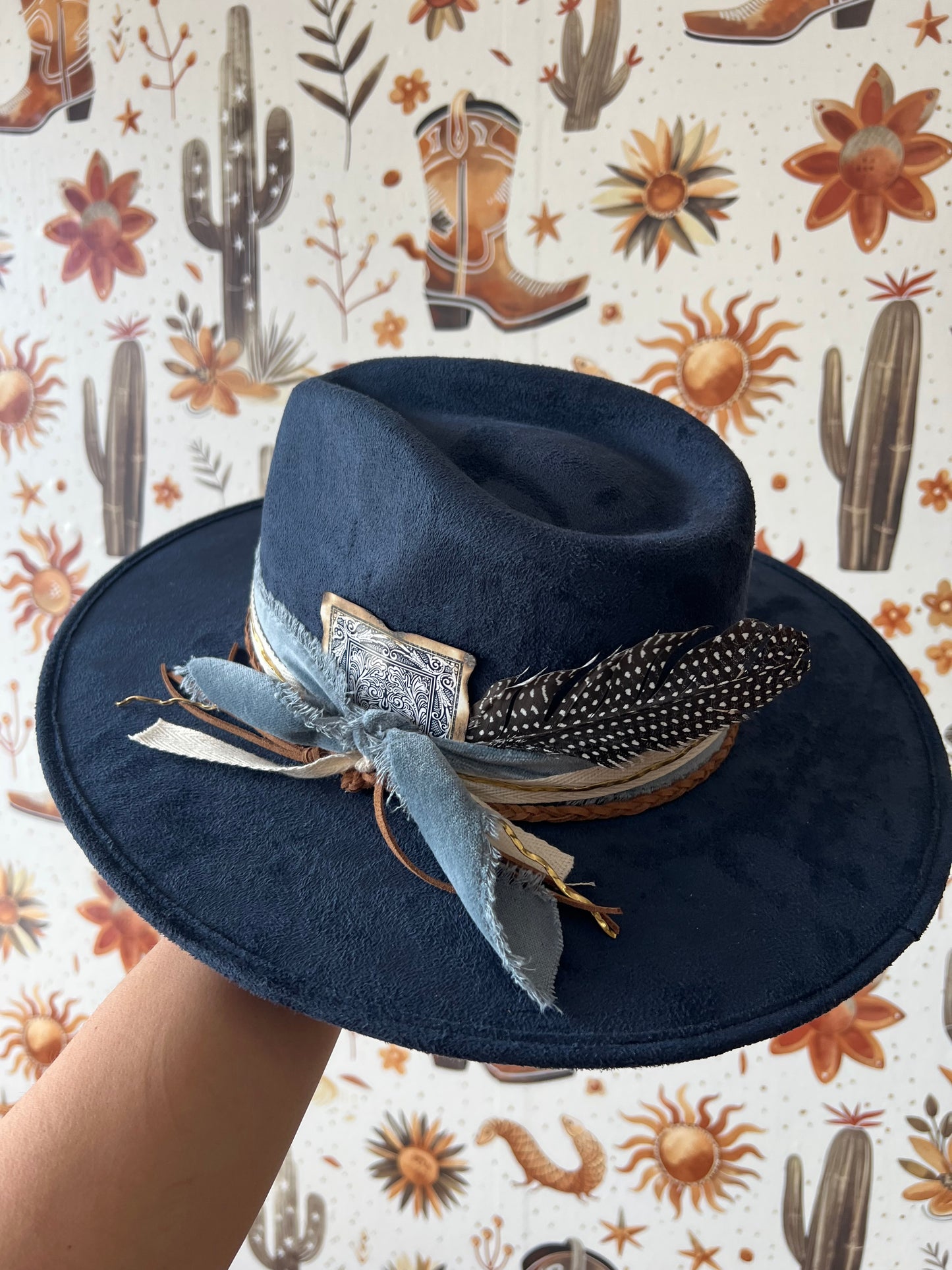 The Blue Feathered Hat