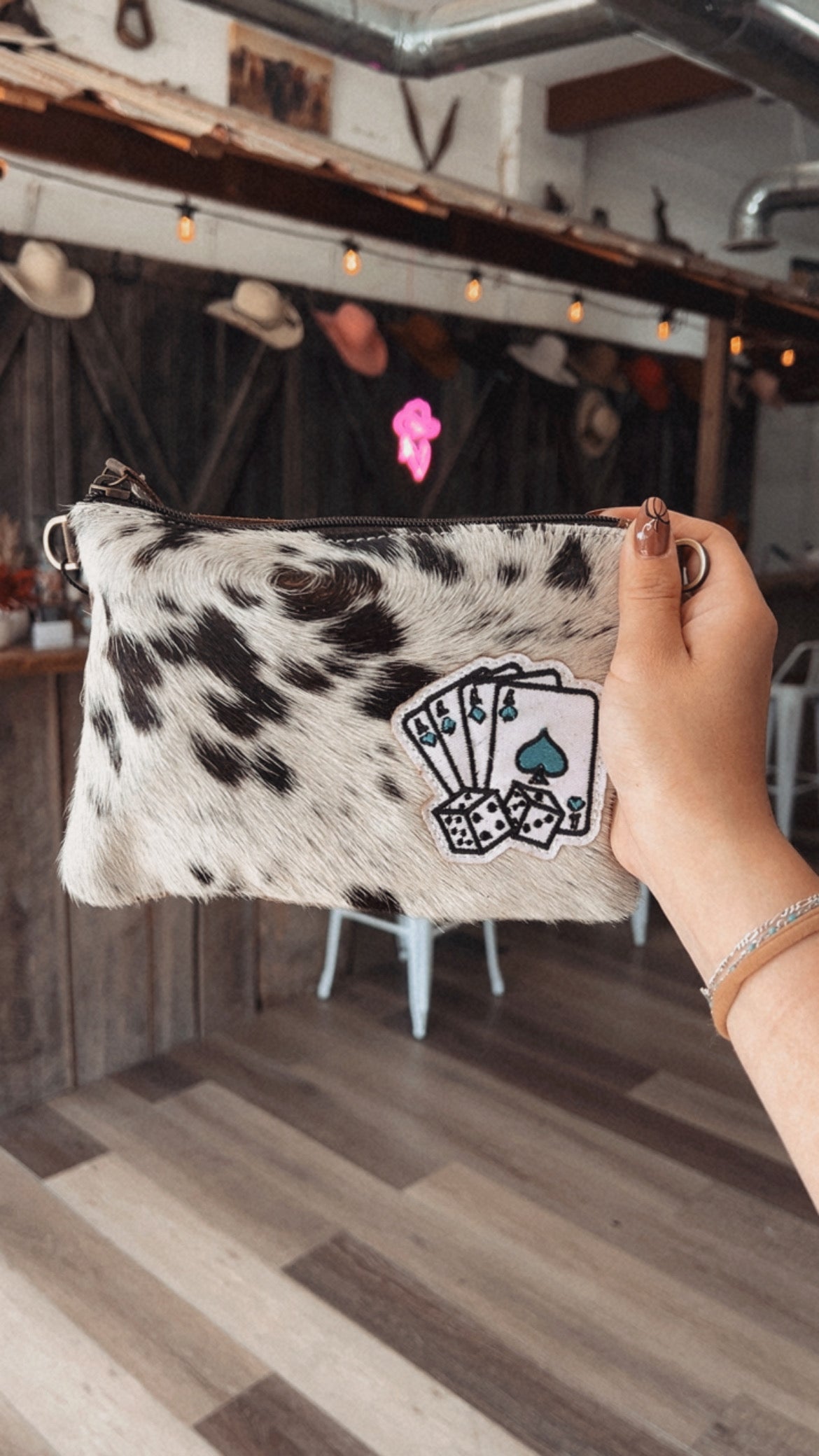 Full Deck Cowhide Bag