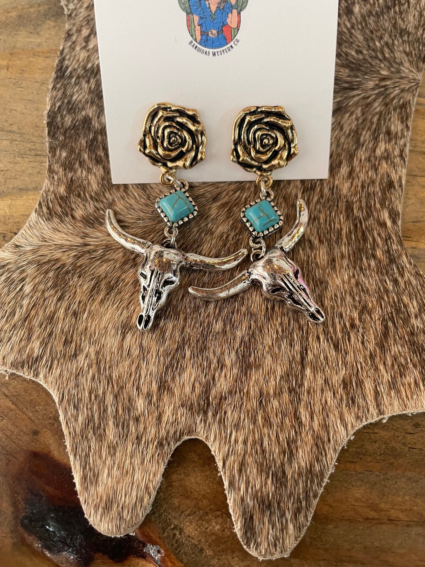 The Gold Rose Earrings