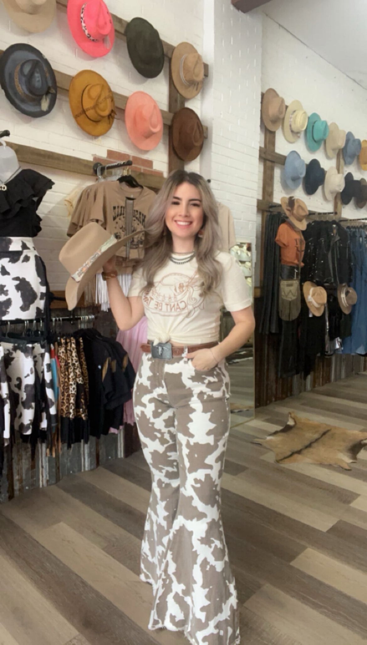 Brown Cow Denim Flare Jeans