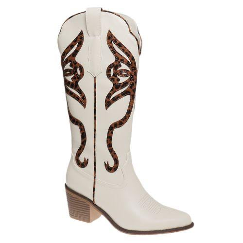 Dusty Leopard Bow Boots (Pre-Order Eta Nov. 12)