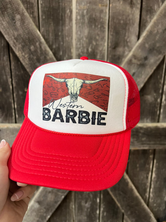 Western Barbie Trucker Hat