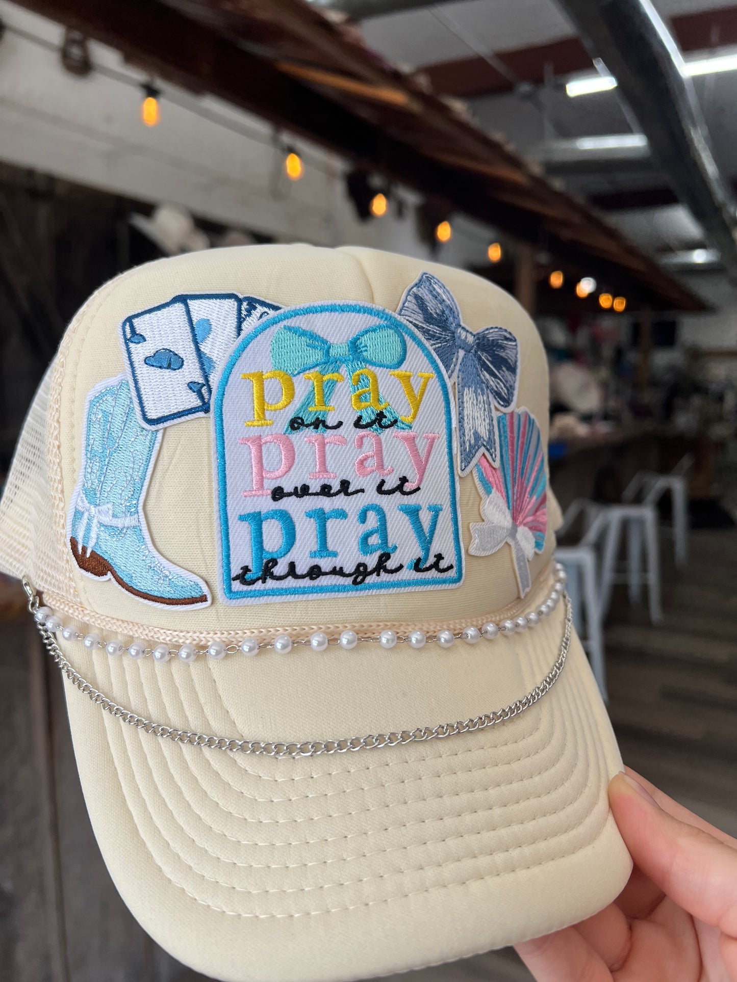 Pray on it Trucker Hat