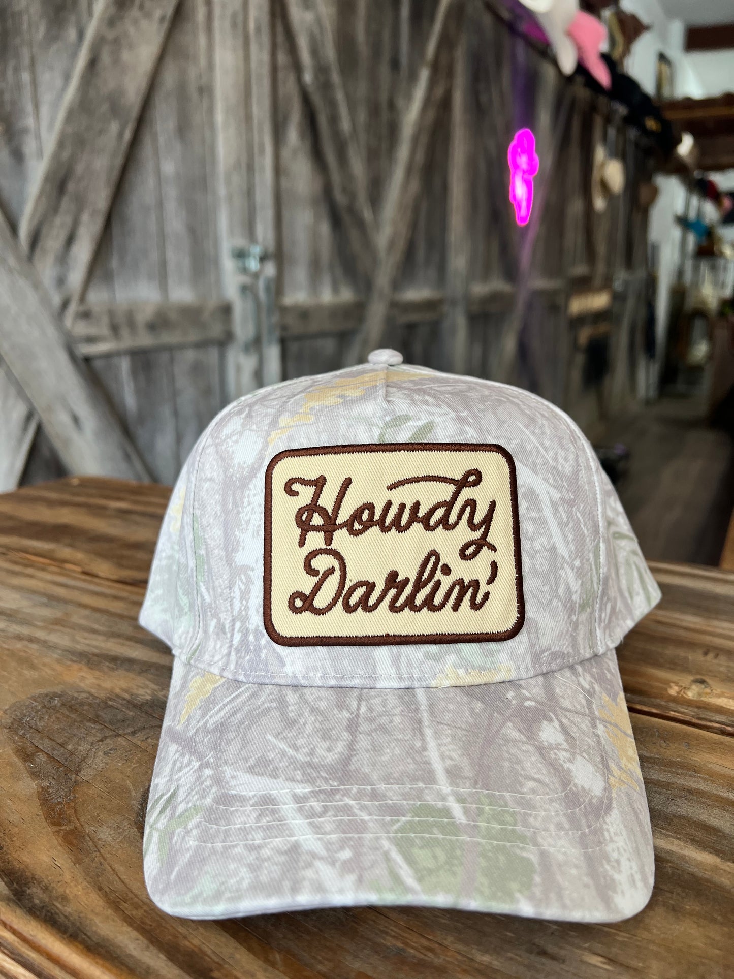 Howdy Darlin Camo Hat