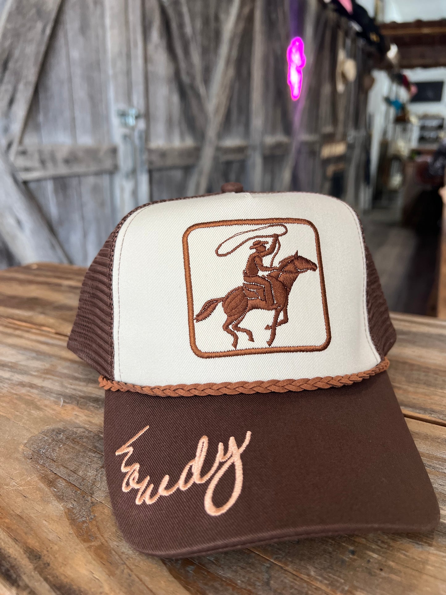Howdy Embroidered Hat
