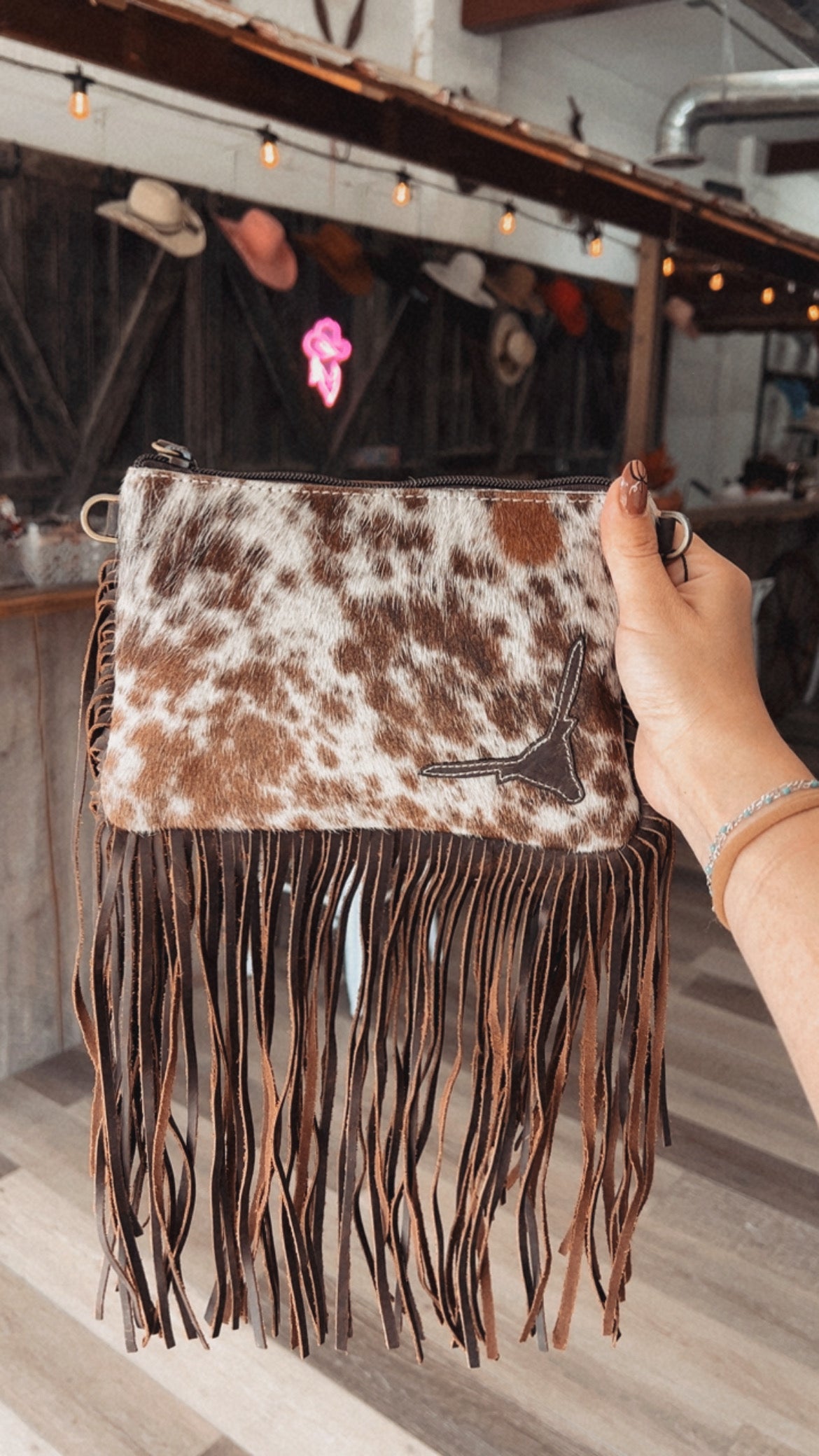 The Longhorn Fringe Bag