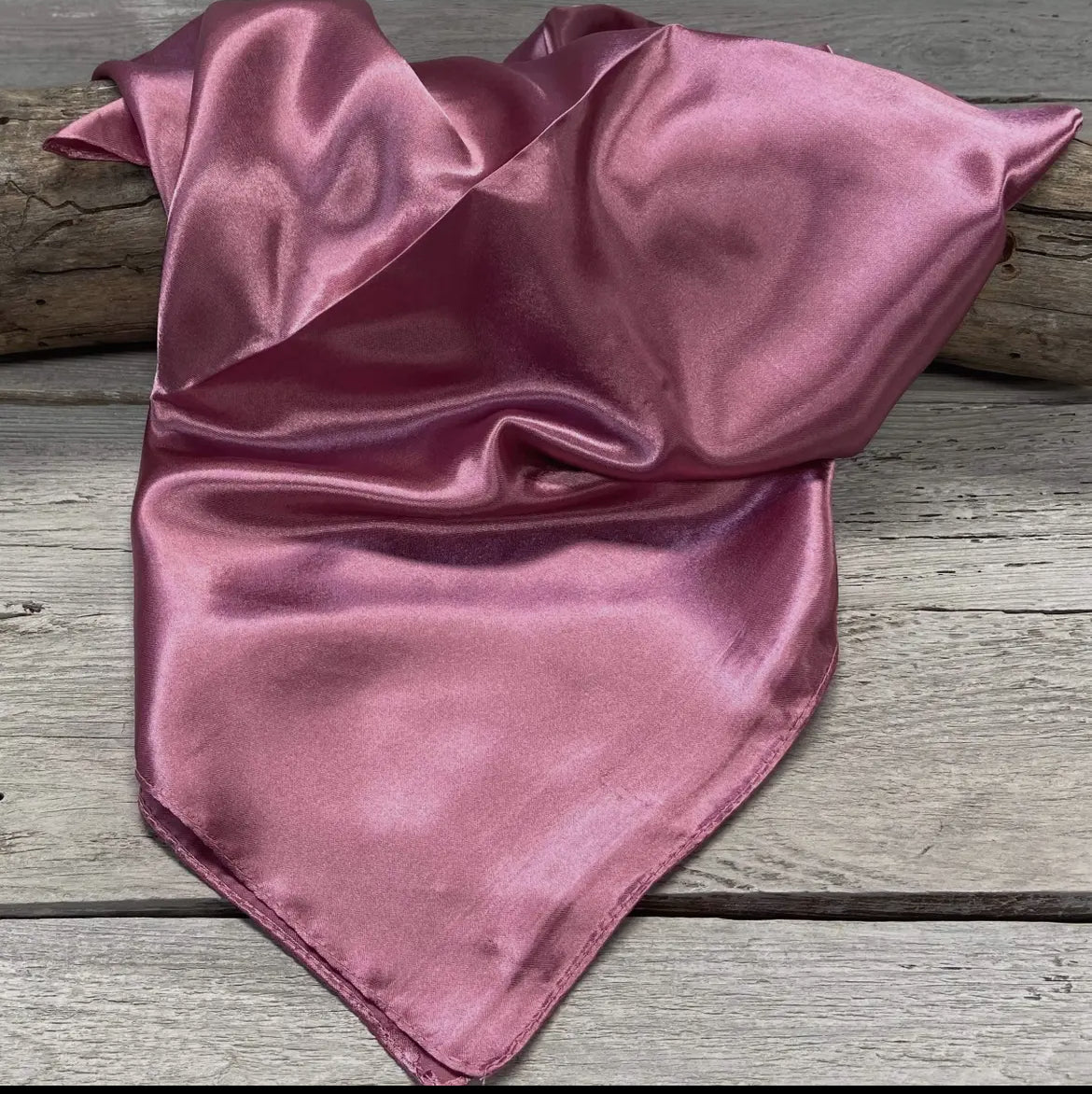 Solid Rose Wild Rag/Scarf 💕