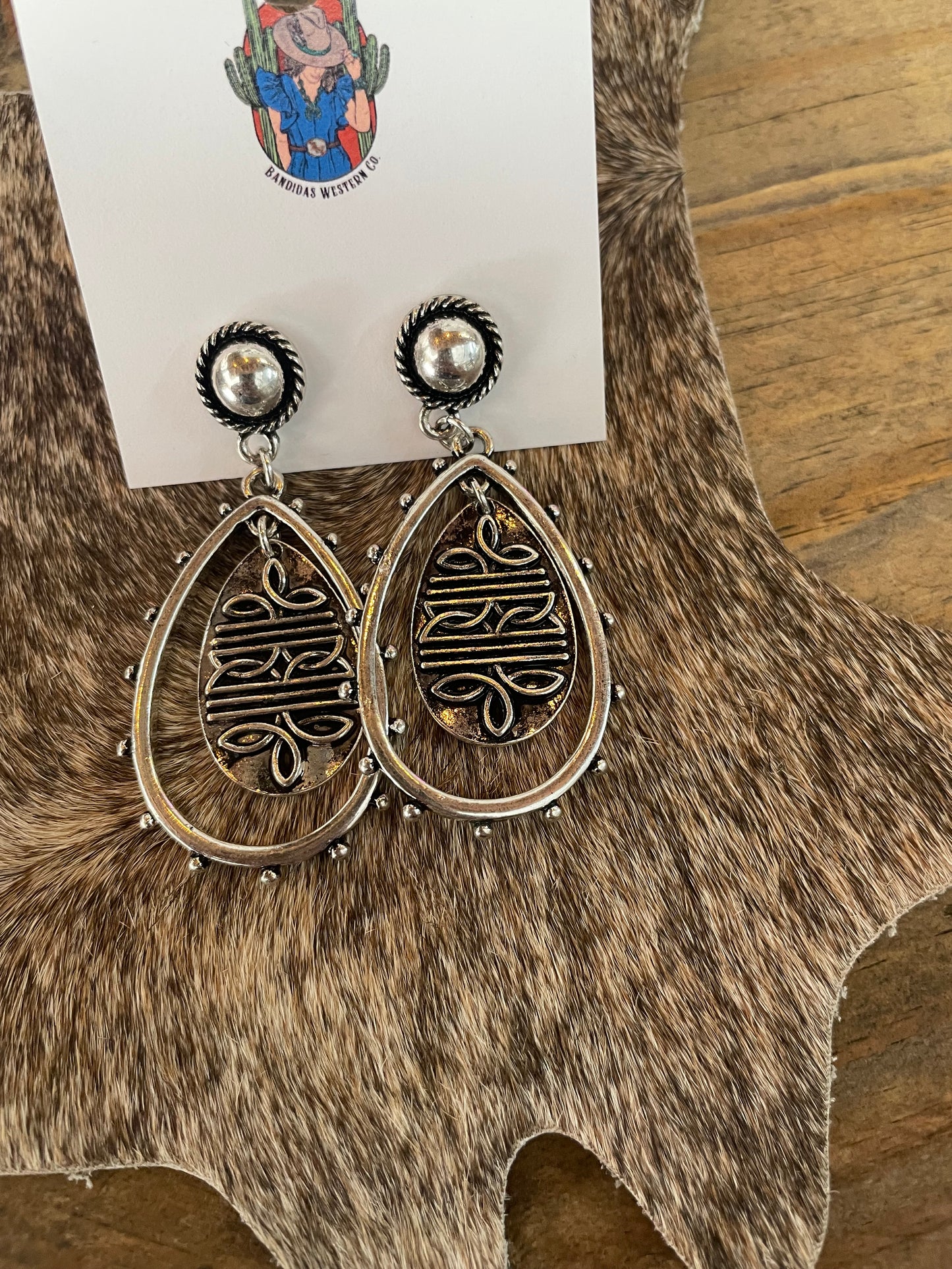 Boot Toe Earrings