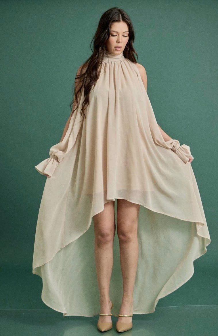 Western Romance Halter Dress