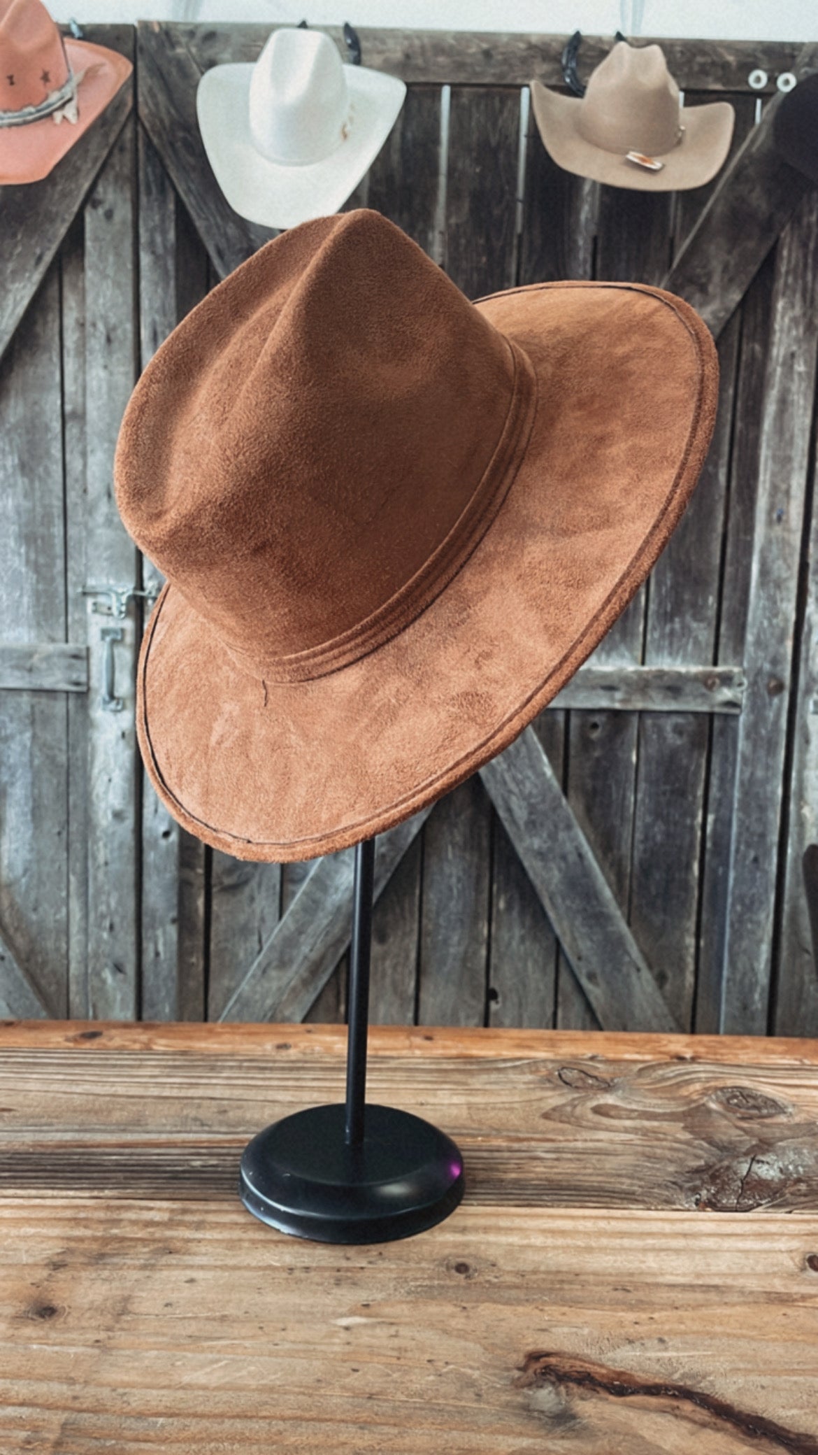 Rust Suede Hat