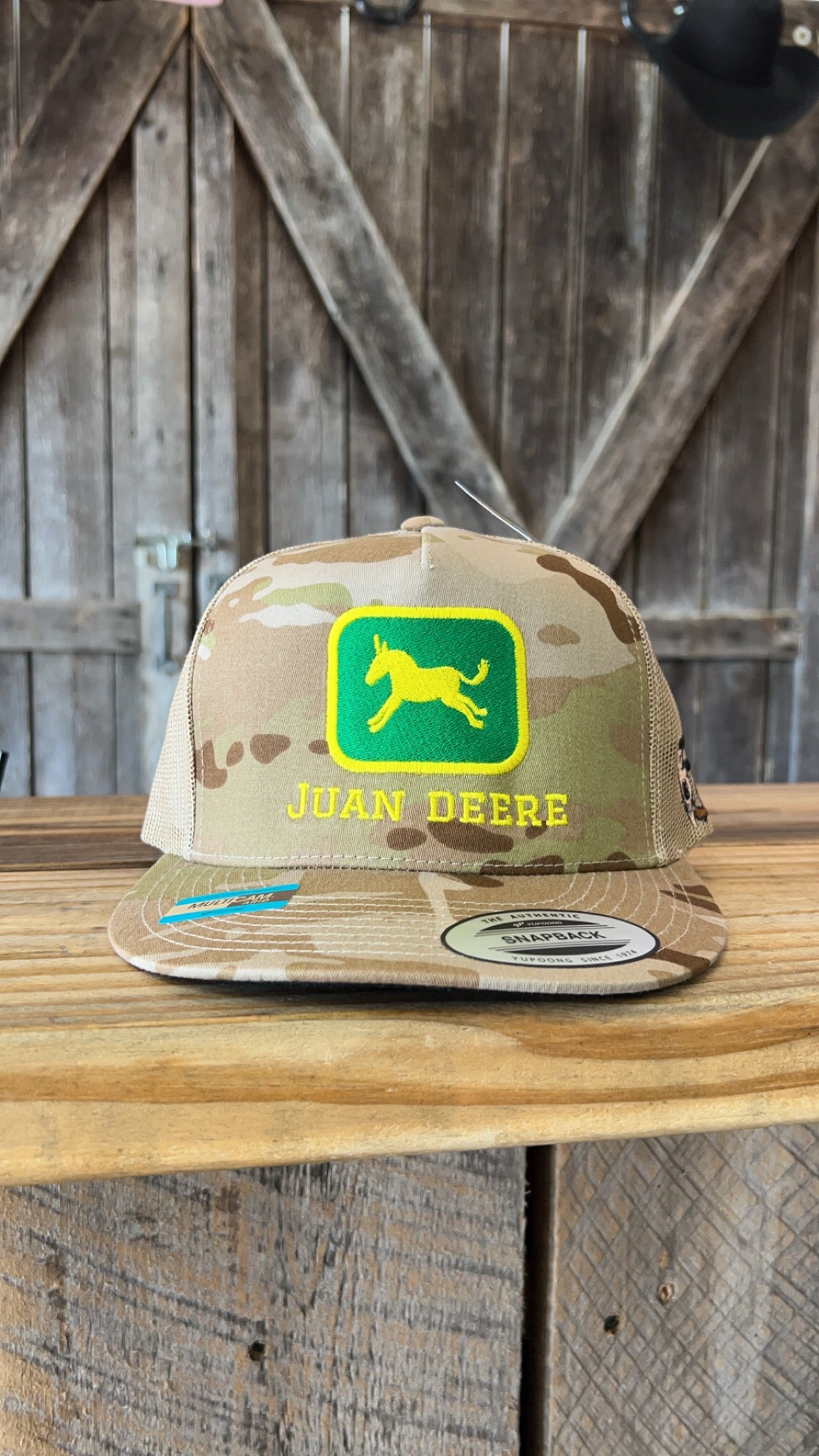 Khaki Juan Deere Cap
