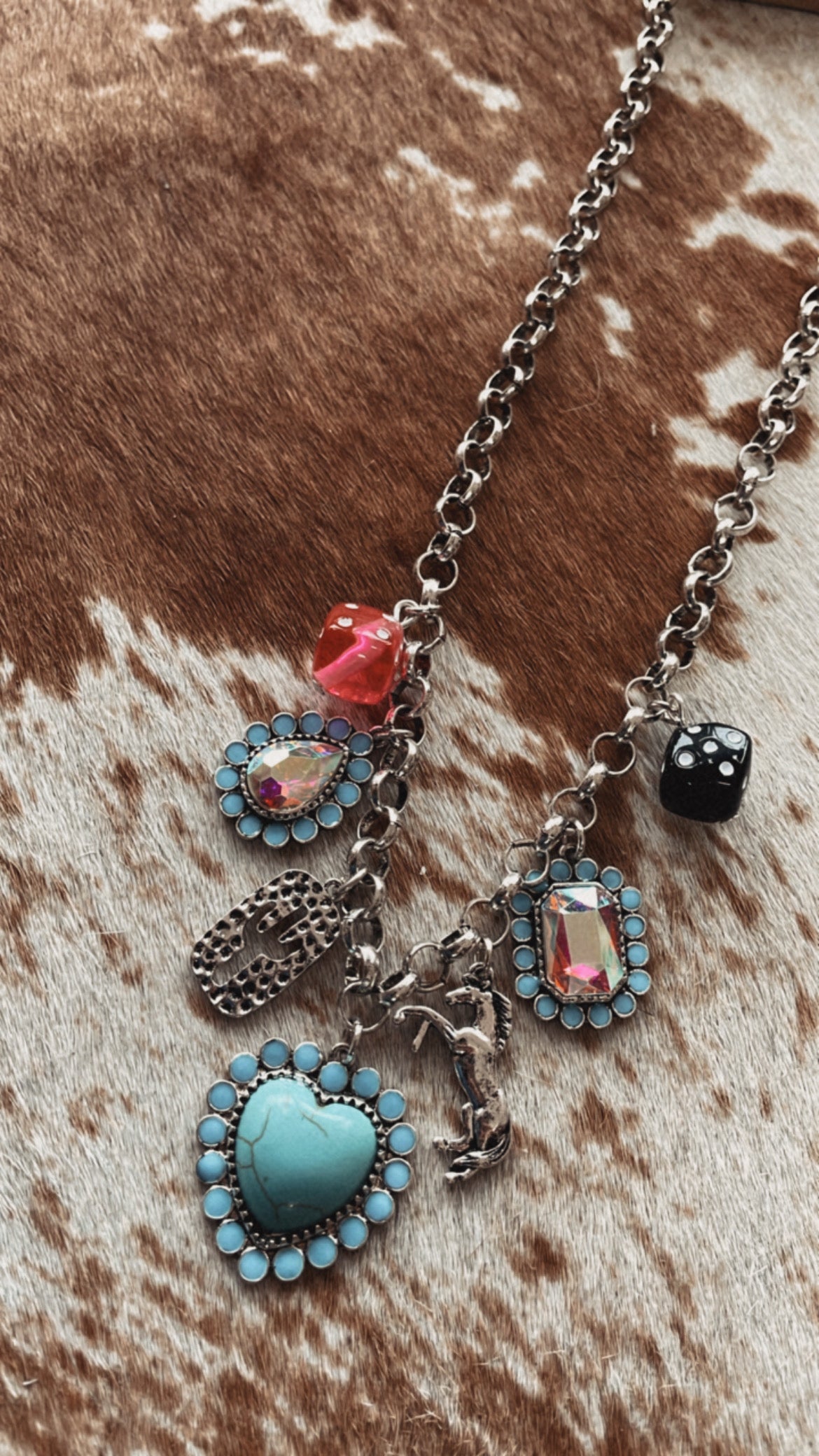 Turquoise Charm Necklace