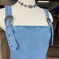 The Denim Buckle Strap Dress