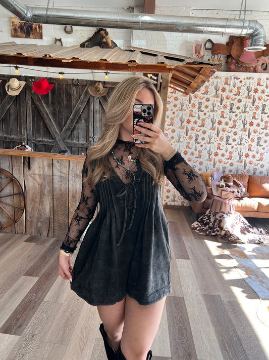Blackout Babe Romper