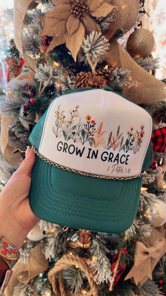 Grow in Grace Trucker Hat