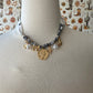 White & Black Bandana Necklace