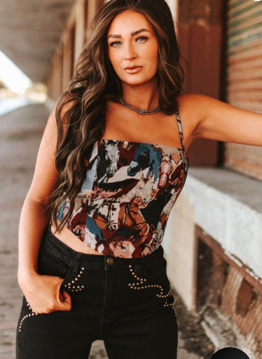 Runaway Tapestry Ranch Corset