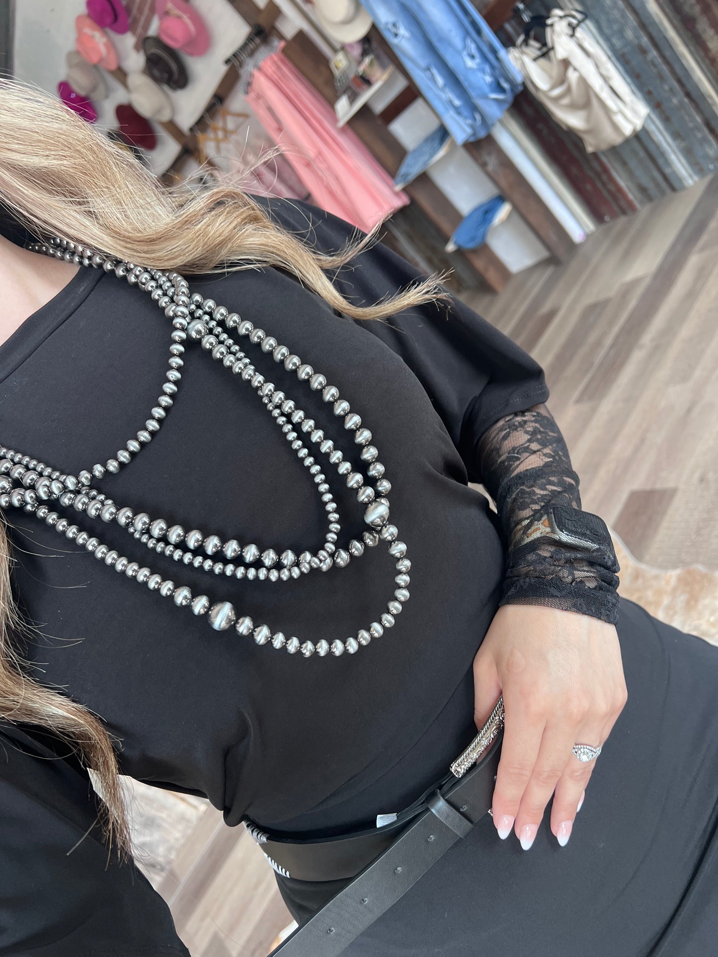 Midnight Ranch Lace Top