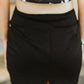 The Black Side Slit Hem Skirt