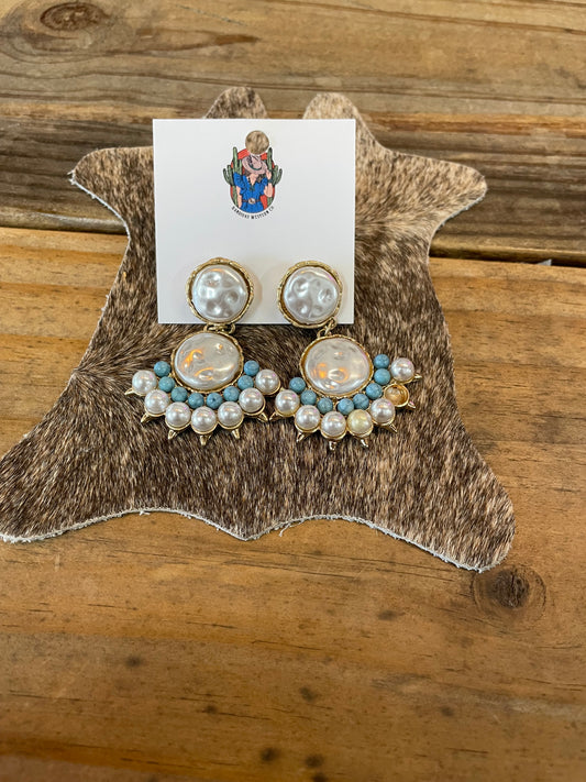 Fancy Pearl Earrings