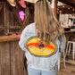 West Coast Embroidered Light Denim Jacket
