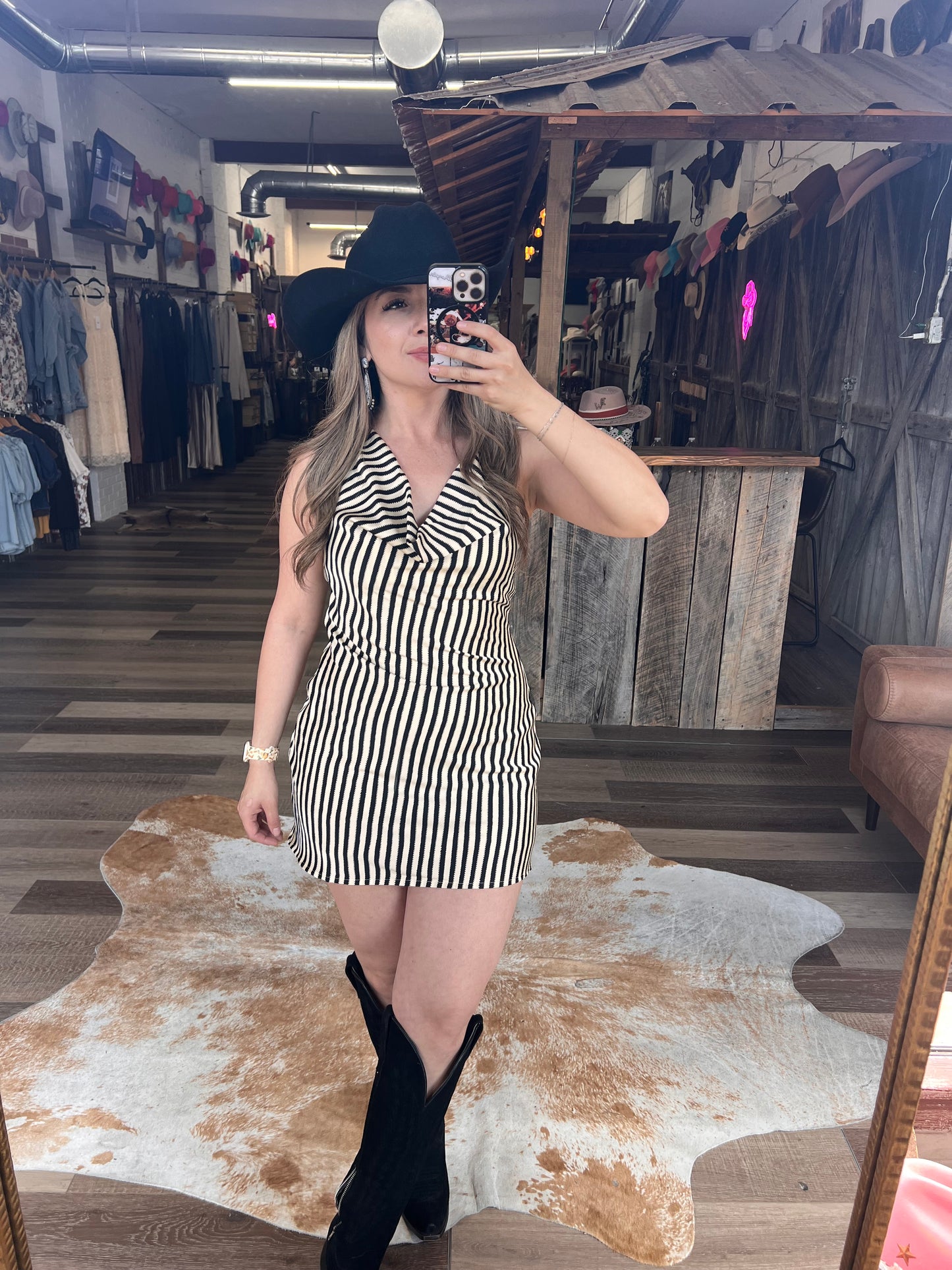 Satin Contrast Elegance Mini