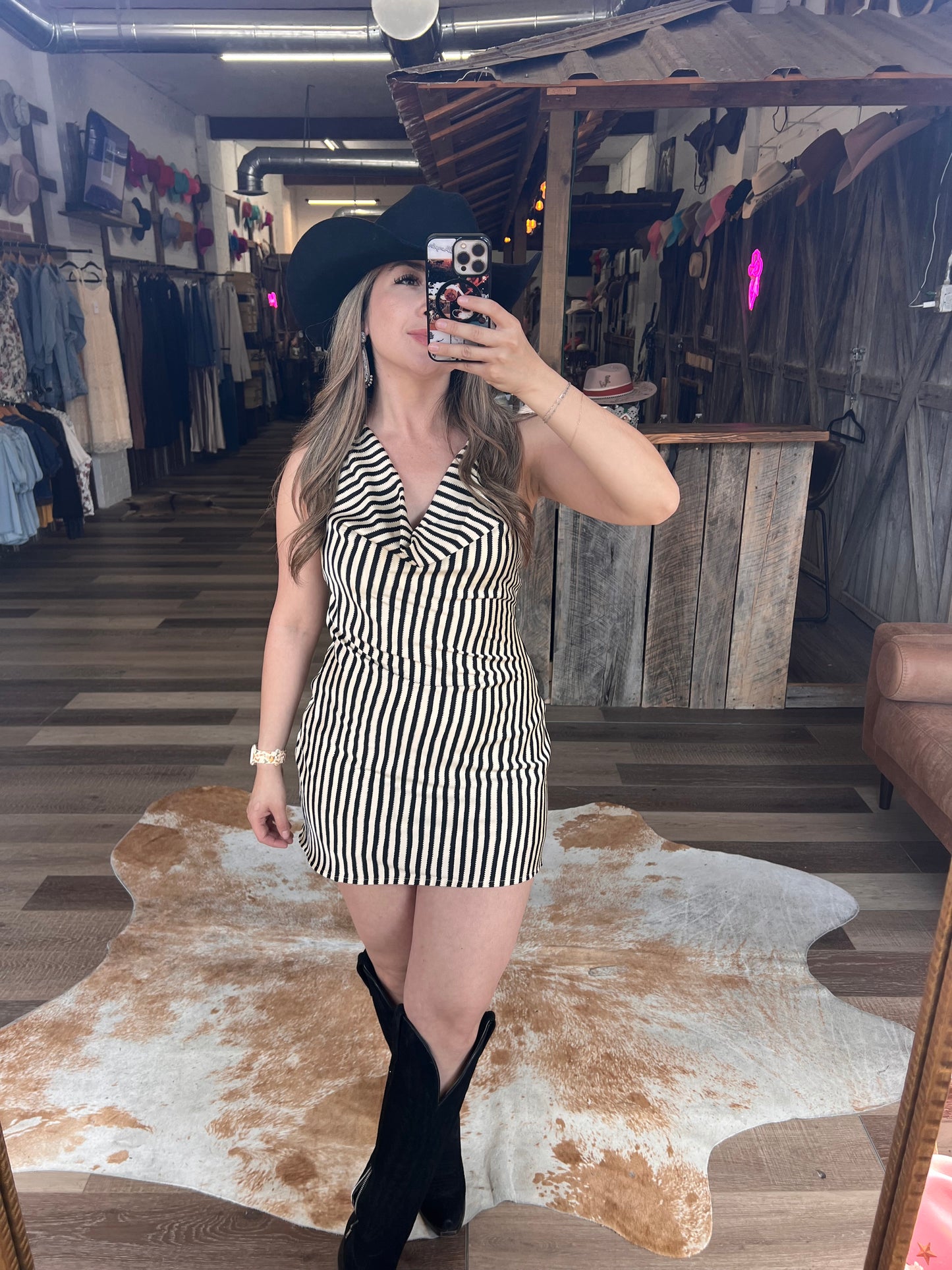 Satin Contrast Elegance Mini