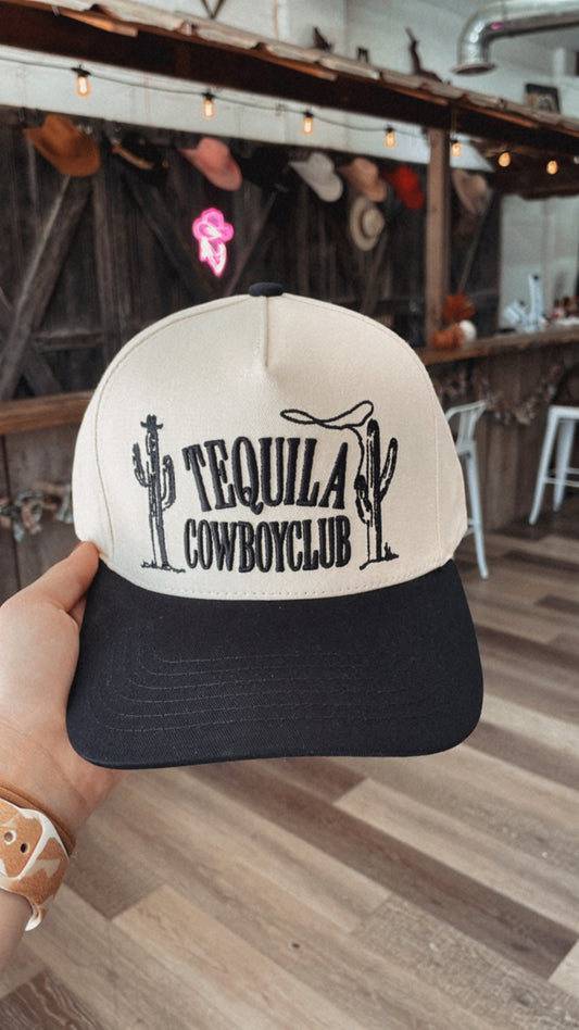 Black Tequila & Cowboys Trucker Hat