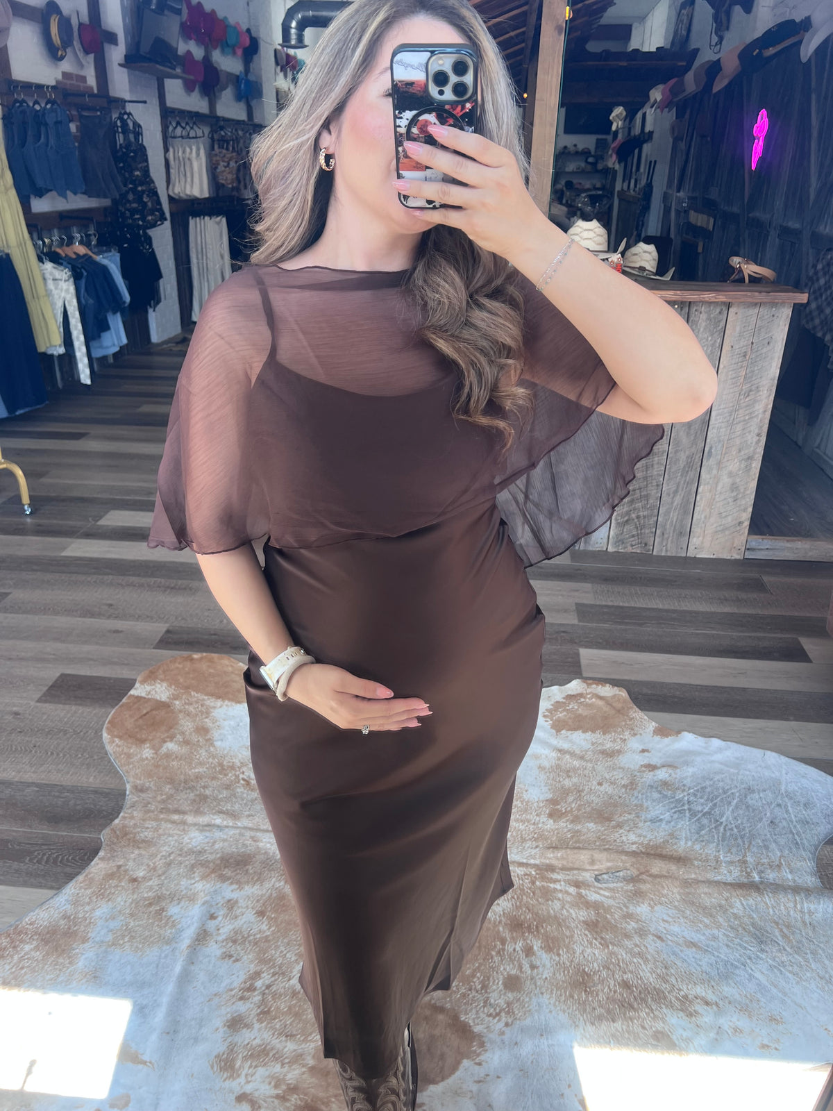 The Chocolate Veil Dress