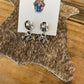 Silver Charm Earrings