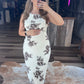 The Autumn Rose Silk Dress