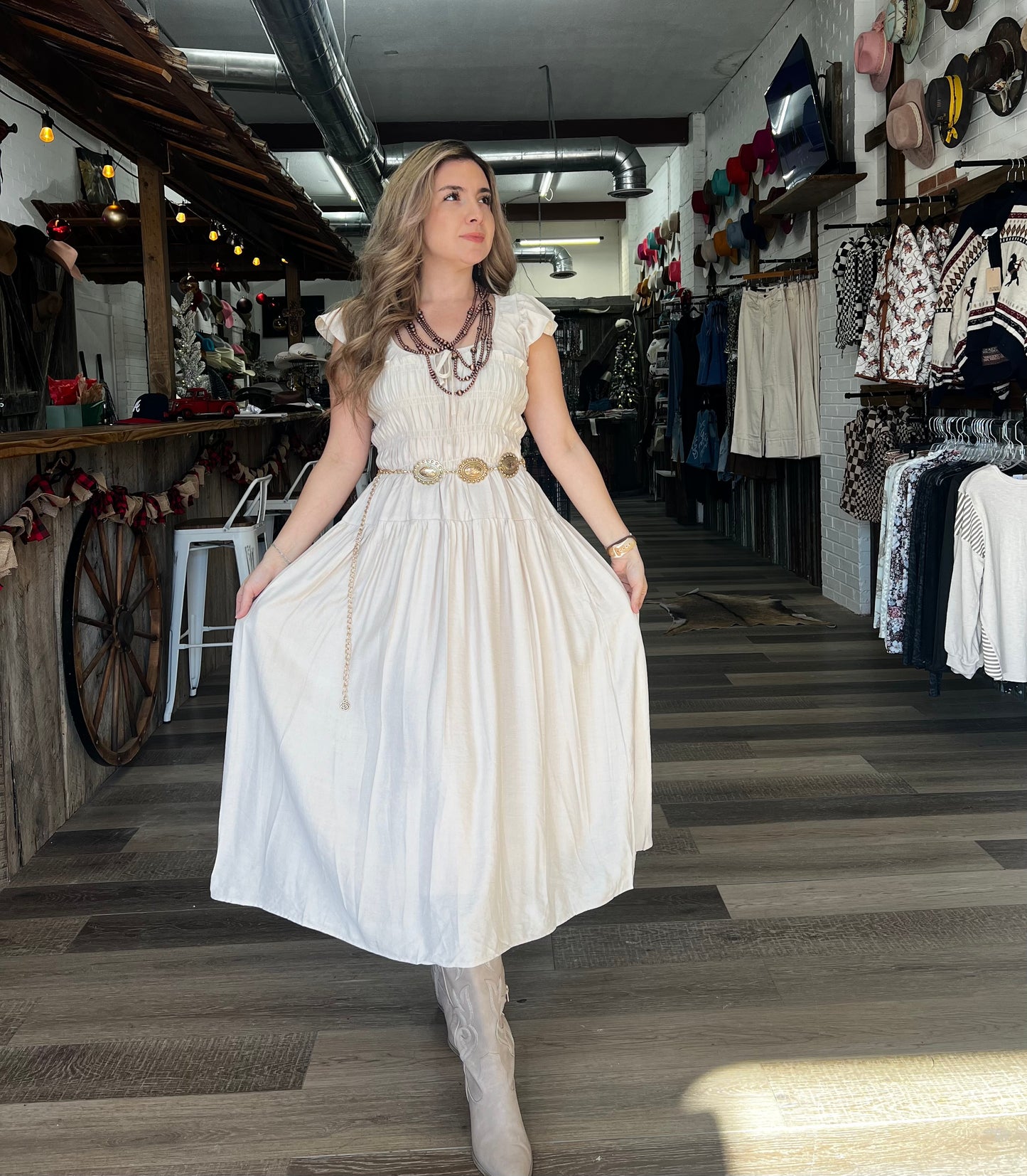 The Ivory Whisper Dress