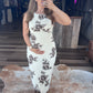 The Autumn Rose Silk Dress
