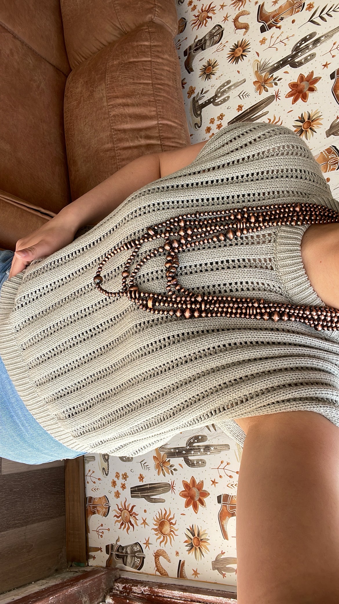 Copper Navajo Layered Necklace