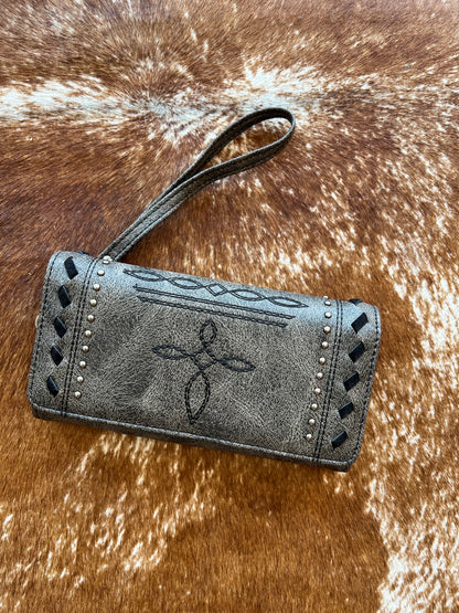 Montana West Whipstitch Collection Wallet