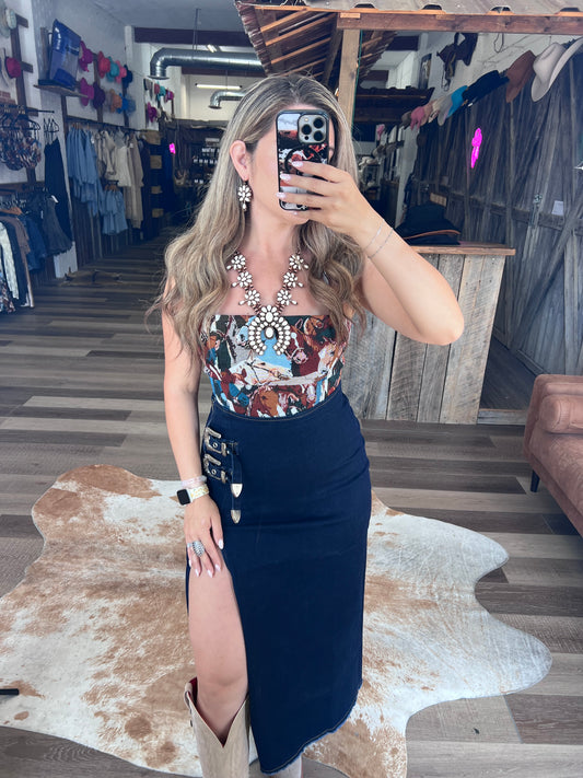 Runaway Tapestry Ranch Corset
