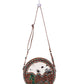 PRAIRIE DREAMS HAND-TOOLED ROUND BAG