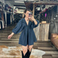 RESTOCKED! The Blue Crush Puff Denim Dress