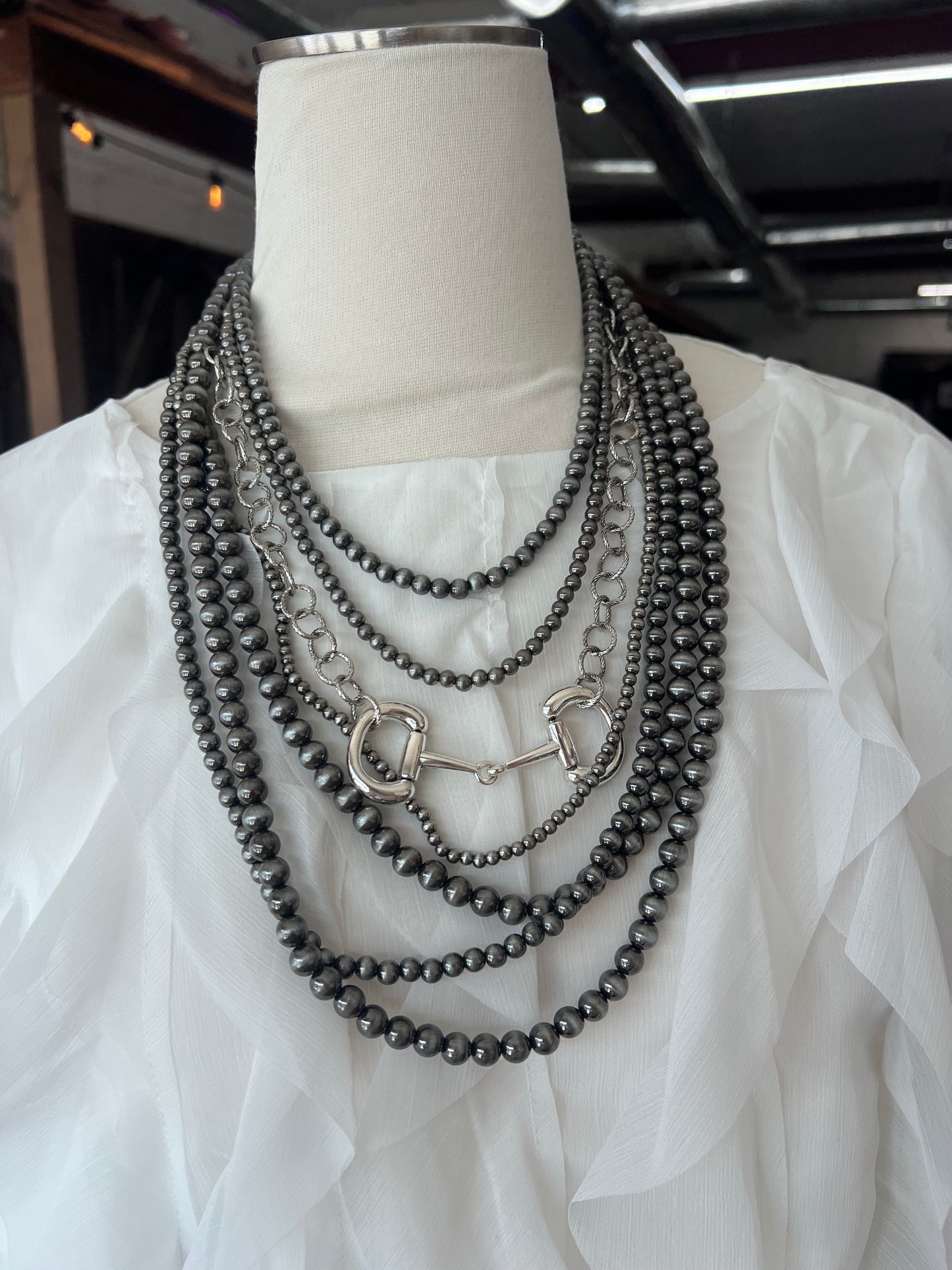 Midnight Maverick Layered Necklace
