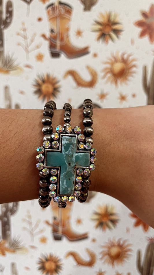 Navajo Cross Bracelet