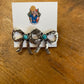 Turquoise Bow Earrings