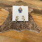 Cowhide Lightning Earrings