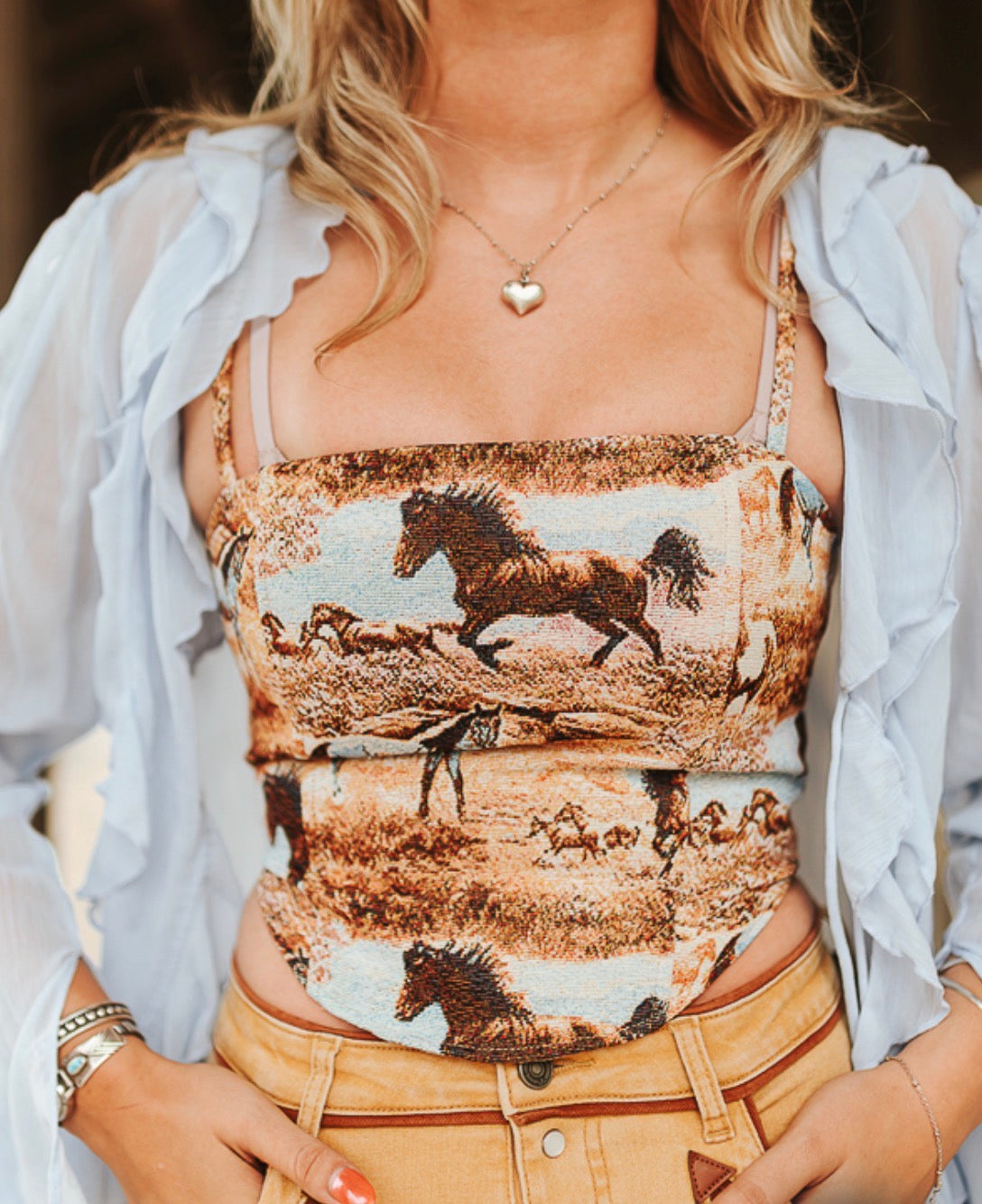 Mustang Muse Tapestry Corset