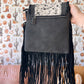 Trinity Ranch Fringe Cowhide Crossbody