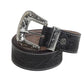 Runner Up Hand-Tooled Leather Belt