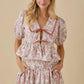 Vintage Horse Peter Pan Collar Blouse