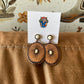 The Bronze earrings